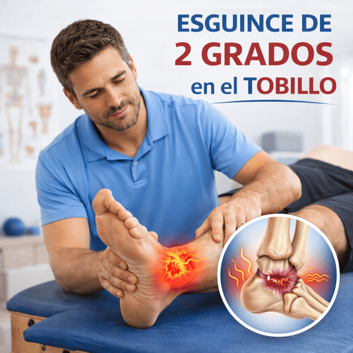 esguince de 2 grados en el tobillo