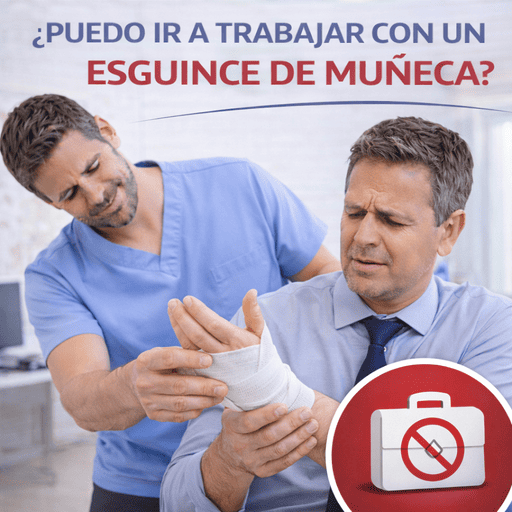 puedo ir a trabajar con un esguince de muñeca